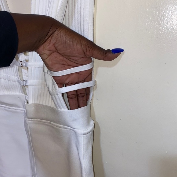 White Bandage Midi Dress - Picture 3 of 5